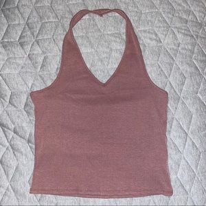 NWOT! American Eagle Halter Top - Mauve - Medium